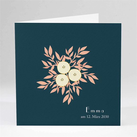 Geburtskarte Tiefe Eleganz ref.N451209