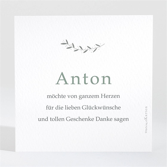 Dankeskarte Geburt Großer Bruder