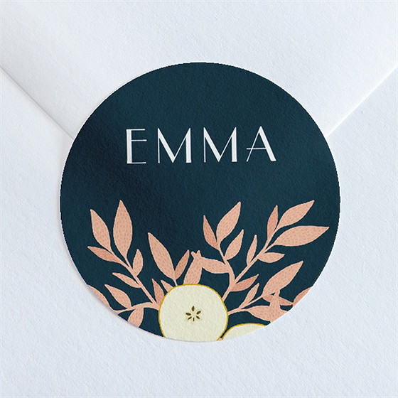Sticker Geburt Tiefe Eleganz