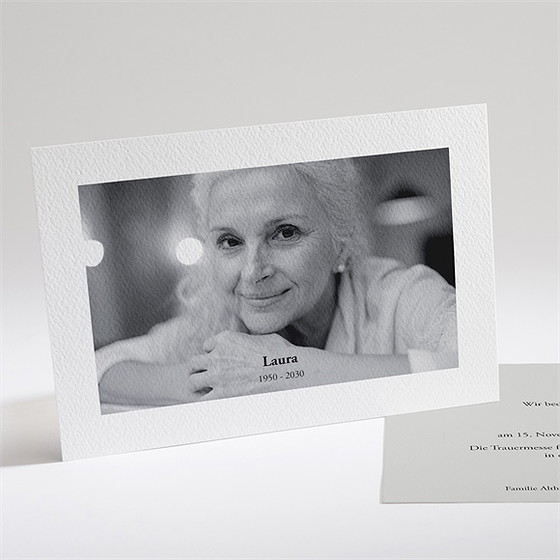 Trauerkarte zärtlich