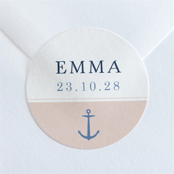 Sticker Geburt Ankermuster ref.N360115