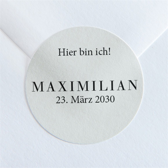 Sticker Geburt Kleines Porträt ref.N360111