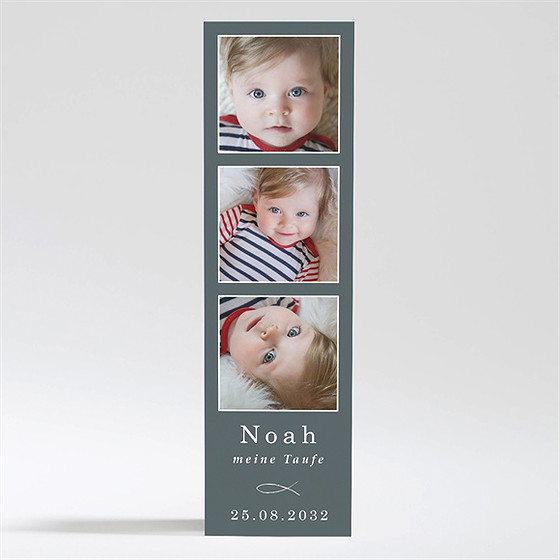 Einladung Taufe Fisch - Magnet