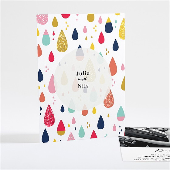 Dankeskarte Hochzeit illumination