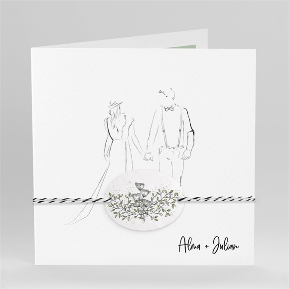 Hochzeitseinladung Blühende Schönheit ref.N451213