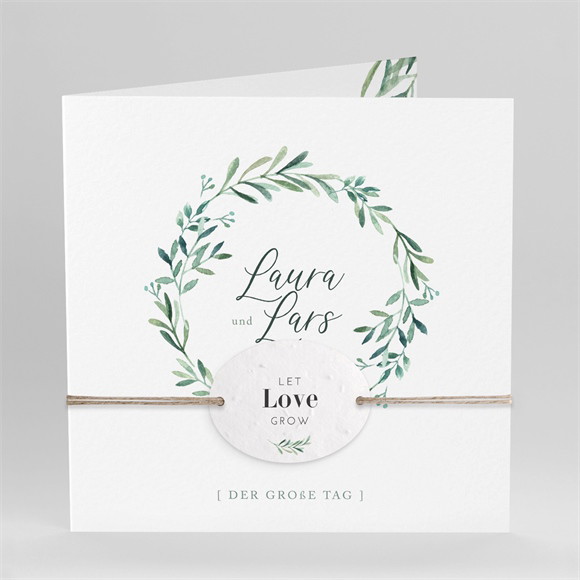 Hochzeitseinladung Liebessamen ref.N451214