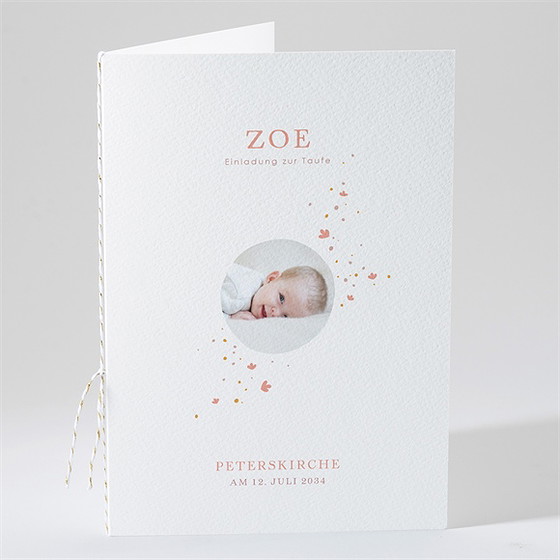 Kirchenheft Taufe Subtiles Flechten