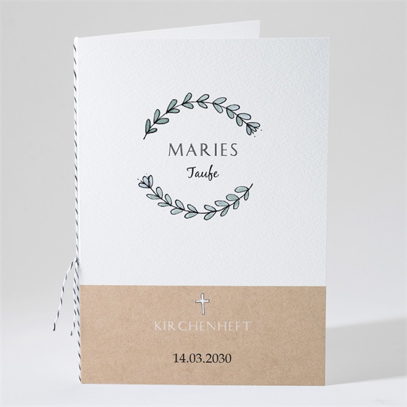 Kirchenheft Taufe Kleines Programm ref.N491233