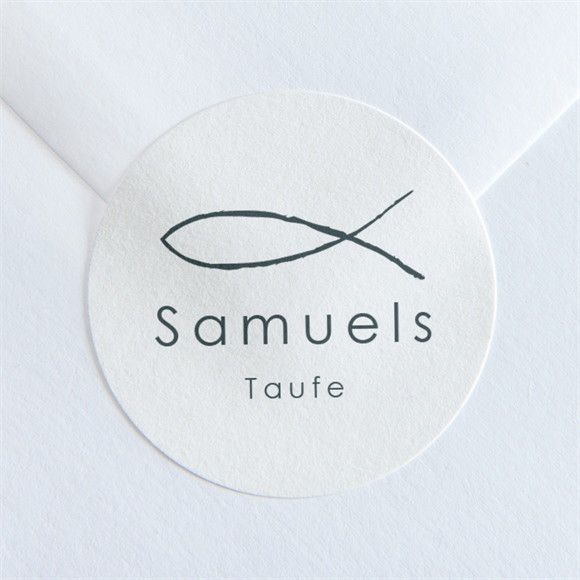 Aufkleber Taufe Schöne Seele ref.N360117