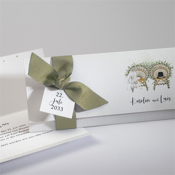 Hochzeitseinladung Landkunstliebe ref.N94127