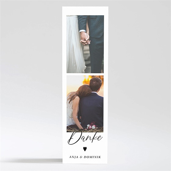 Dankeskarte Hochzeit kleines origami - magnet