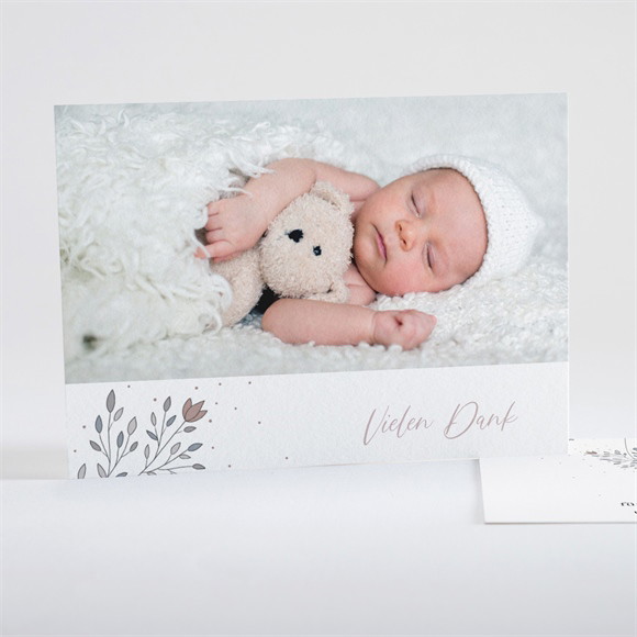 Dankeskarte Geburt Augenzwinkern ref.N15128