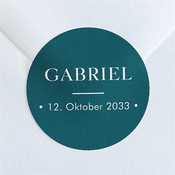 Sticker Geburt Sein Kleines Bild