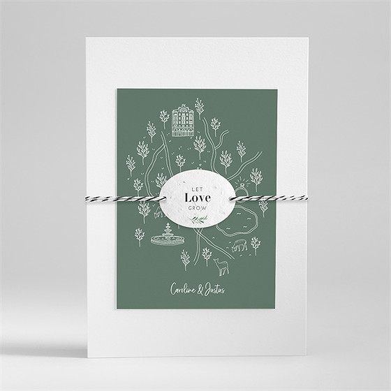 Hochzeitseinladung Samenliebe