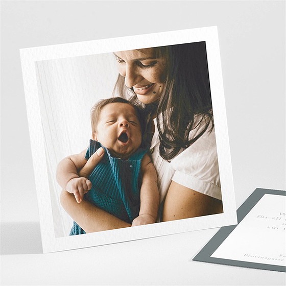 Dankeskarte Geburt ich will wachsen