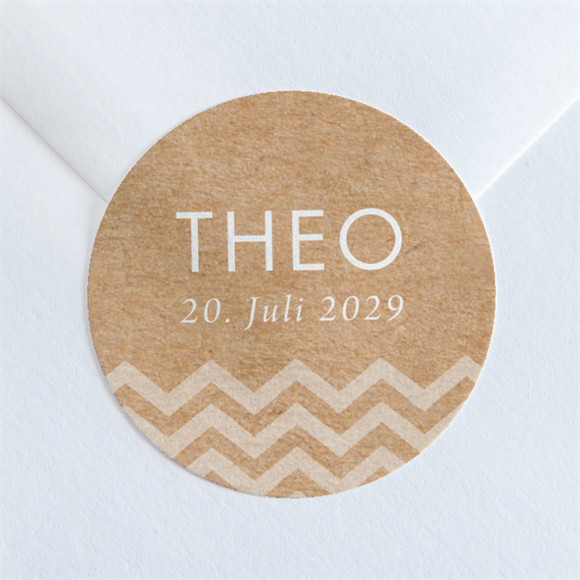 Aufkleber Taufe Blaue Girlande ref.N36023