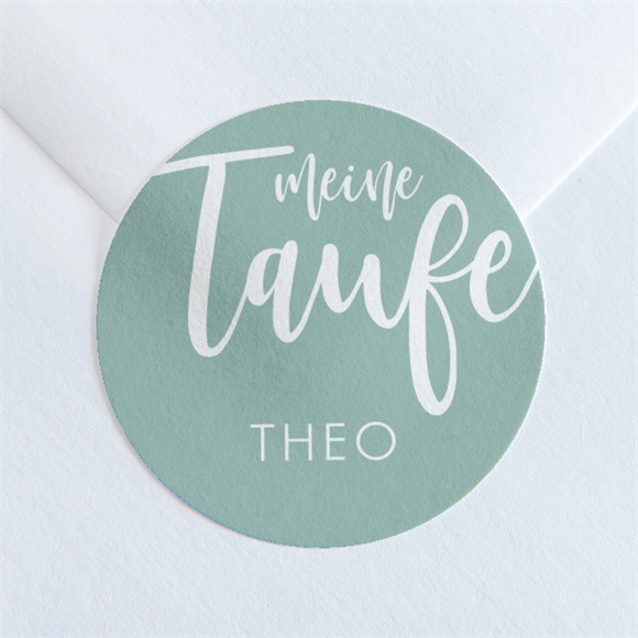 Aufkleber Taufe Silbernes Kreuz ref.N36039