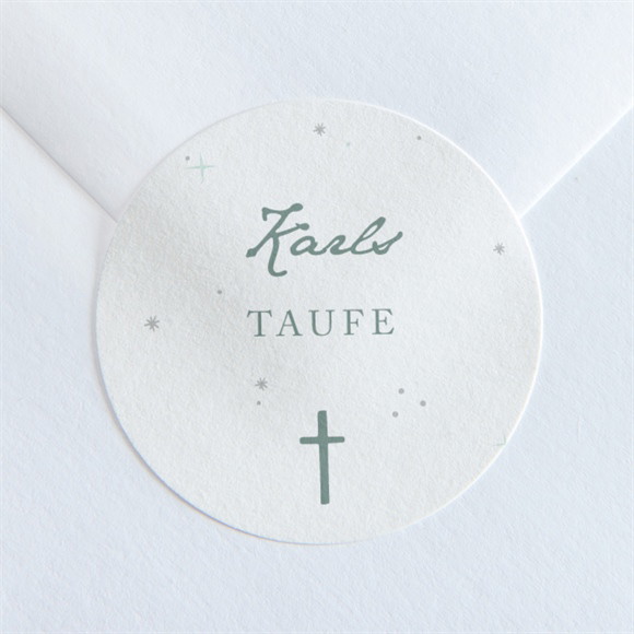 Aufkleber Taufe Grünes Licht ref.N360124