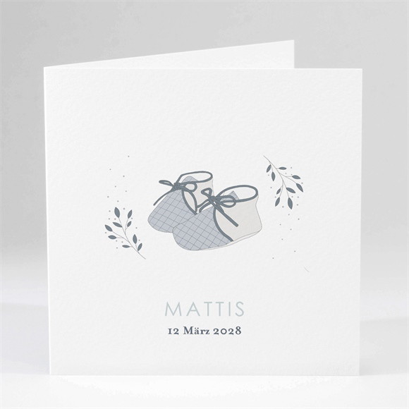 Geburtskarte Meine kleinen Schuhe ref.N451233