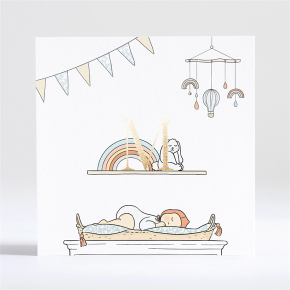 Geburtskarte Schöne Deko ref.N351185