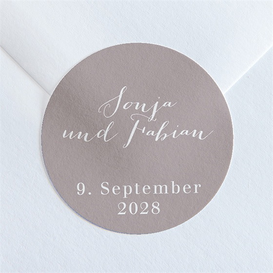 Aufkleber Hochzeit finesse