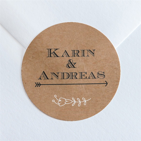 Aufkleber Hochzeit Vertrauen ref.N360152