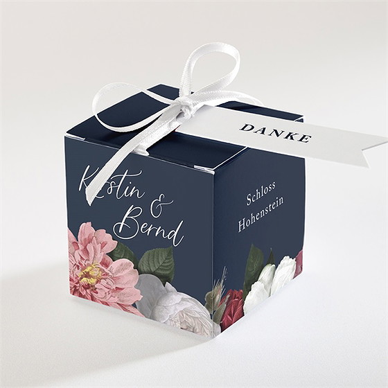 Geschenkbox Hochzeit Nachtblumen