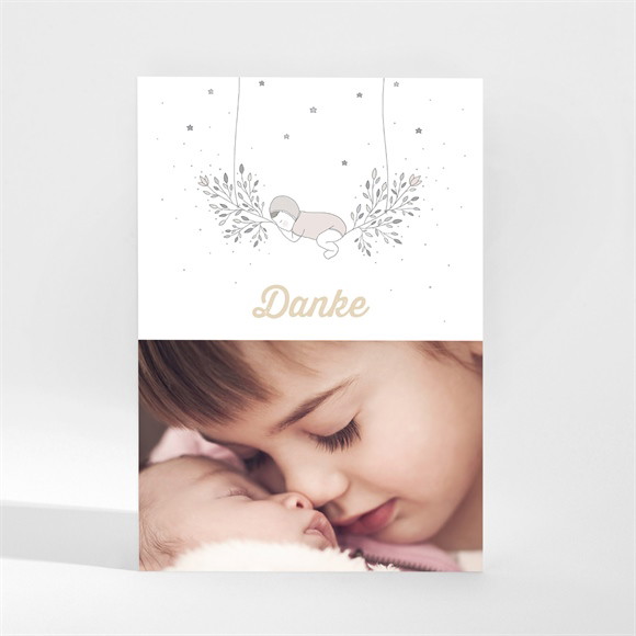 Dankeskarte Geburt Süße Träume ref.N21076