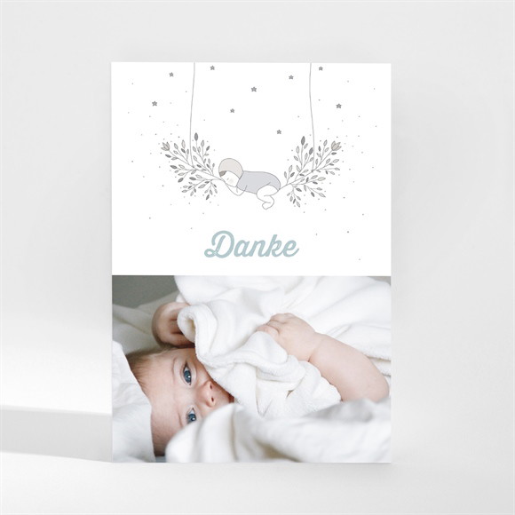 Dankeskarte Geburt Schöne Träume ref.N21077