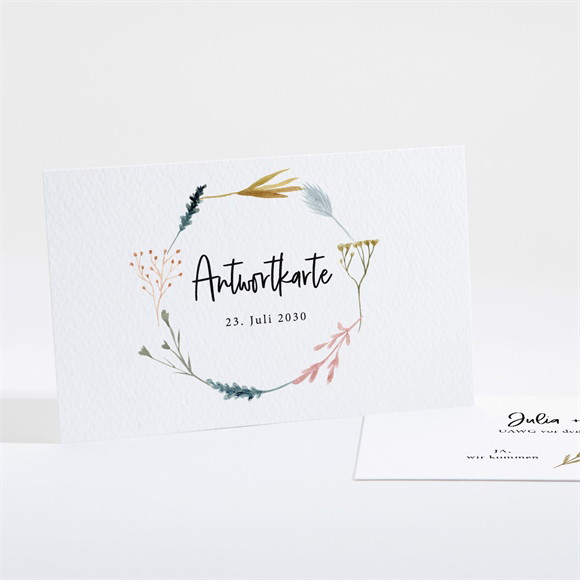 Antwortkarte Hochzeit Landkunst ref.N161146