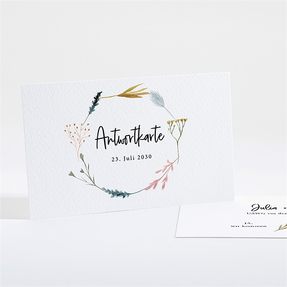 Antwortkarte Hochzeit Landkunst