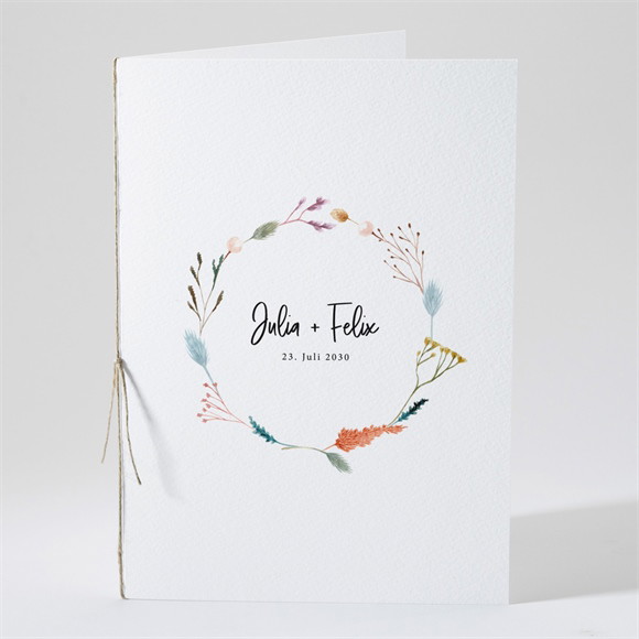 Kirchenheft Hochzeit Landkunst ref.N491215