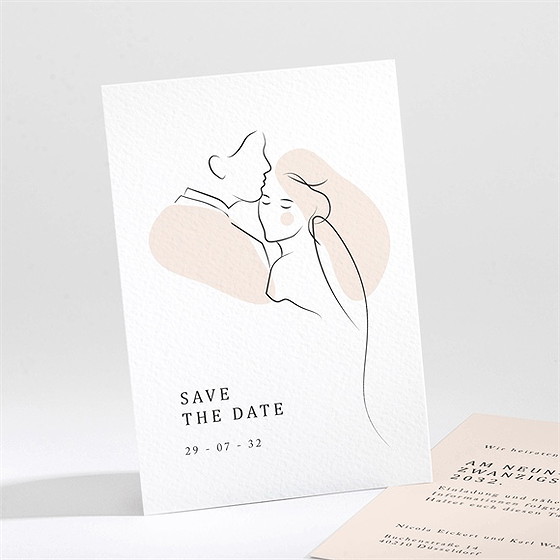 Save The Date Karte Umarmung