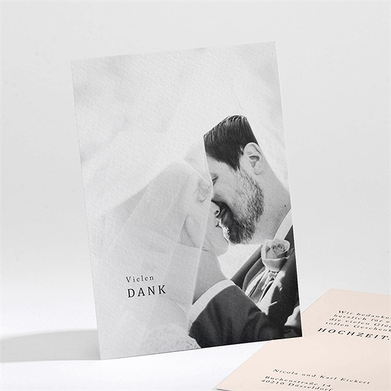 Dankeskarte Hochzeit umarmung