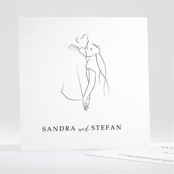 Save the Date Karte Skizze ref.N351115