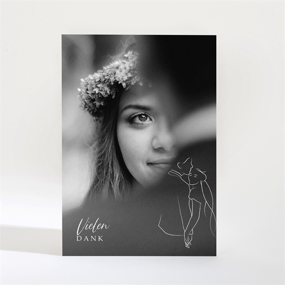 Dankeskarte Hochzeit Skizze ref.N21027