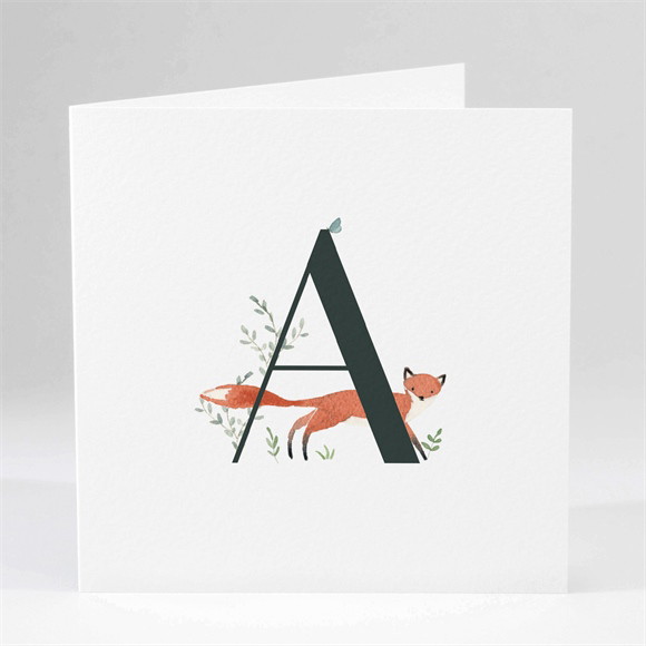 Geburtskarte Tieralphabet ref.N451238