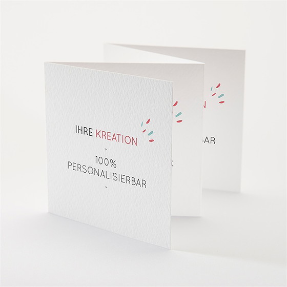 Geburtskarte Blanco - 10X10cm (N83131)