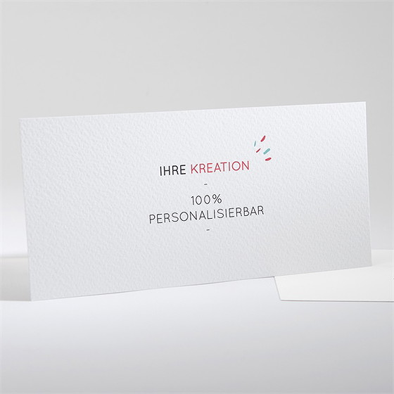 Dankeskarte Hochzeit blanco - 21x10cm (n131100)