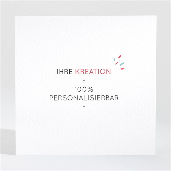 Save the Date Karte blanco - 9,5x9,5cm (n3001667)