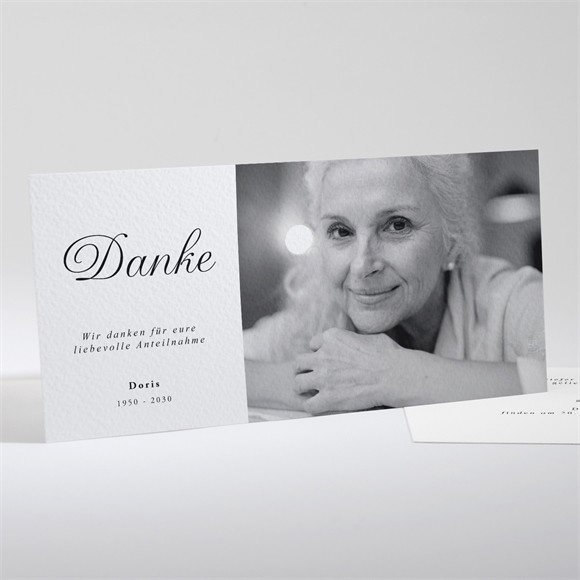 Trauerkarte Schöne Erinnerung - Querformat ref.N131109