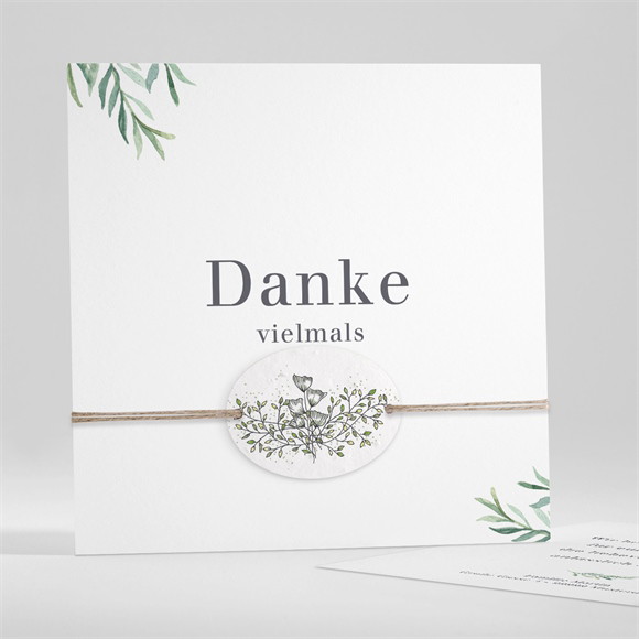 Trauerdanksagung Memento - Saatpapier ref.N351171