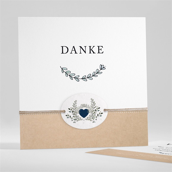 Trauerdanksagung Andenken - Saatpapier ref.N351170