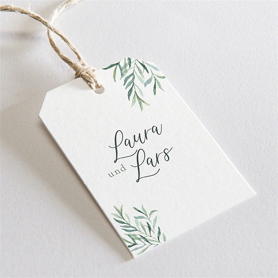 Geschenkanhänger Hochzeit liebessamen