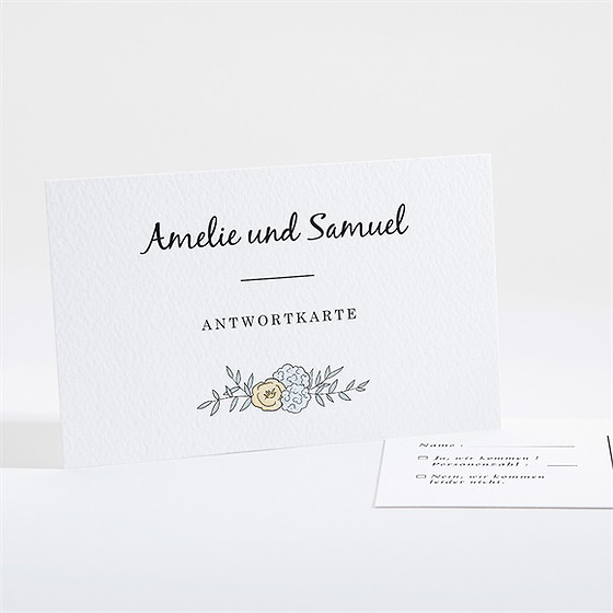 Antwortkarte Hochzeit Liebespaar