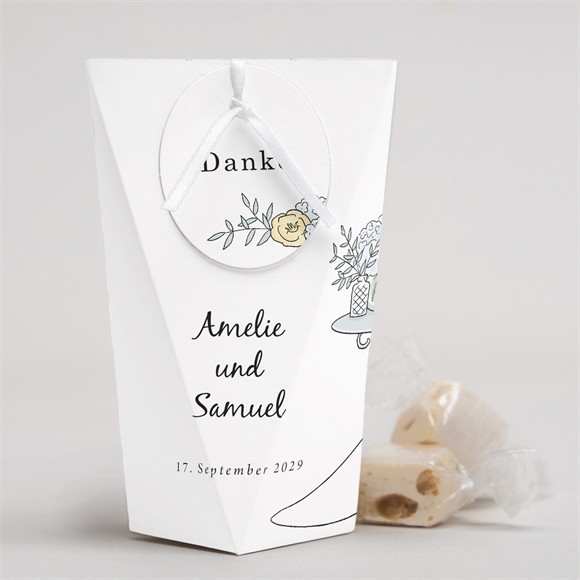 Geschenkbox Hochzeit Liebespaar - Schachtel ref.N52050