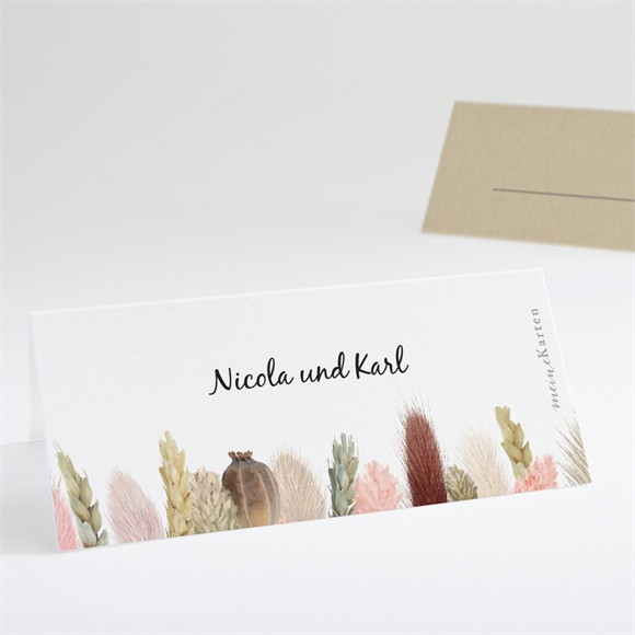 Tischkarte Hochzeit Feldblumenstrauß ref.N440775