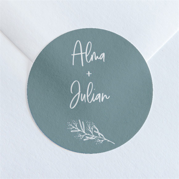 Aufkleber Hochzeit Liebeszeichnung ref.N360167