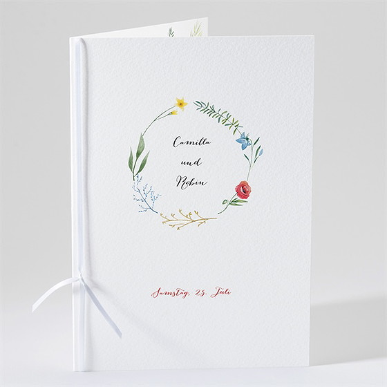 Kirchenheft Hochzeit frühlingsgefühle