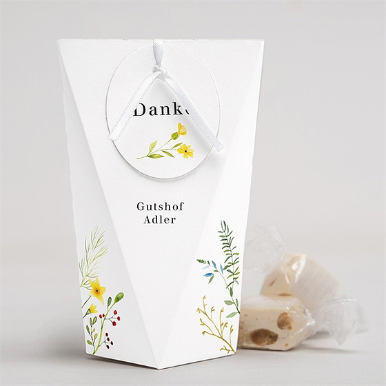 Geschenkbox Hochzeit frühlingsgefühle - schachtel